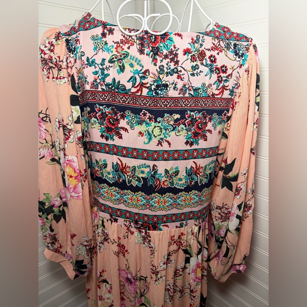 Umgee Floral Blush Mini Dress - Picture 9 of 10